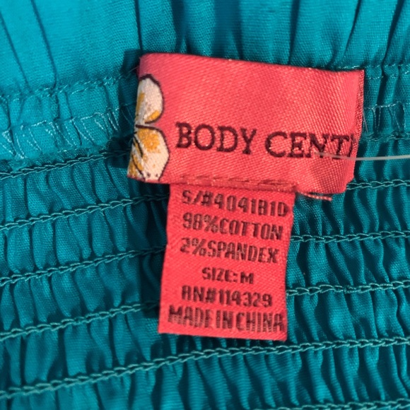 Body Central Blue Mini Sleeveless Tube Fit Pockets Cute Summer Dress size M 1032 - Picture 7 of 11